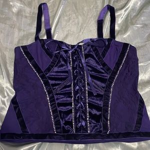 Purple Corset Top